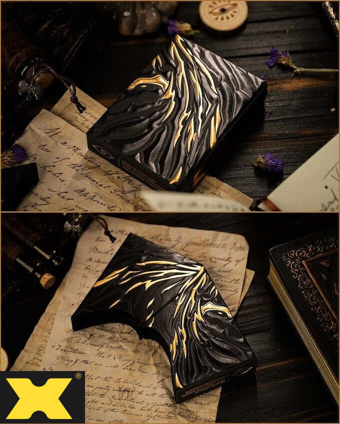 DEMON: VENGEANCE EDITION (Black Gilded) Playing Cards by Card Mafia Item image 2