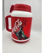 VINTAGE 2001 Whirley Coca Cola 64 oz Insulated Travel Mug Jug with Lid U... - $21.15
