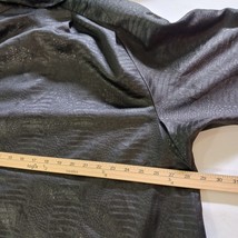 Sue Brett Women's Black Button Removable Hoodie Jacket Chest Sz 58" Made In USA image 13