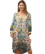 NWT ANTHROPOLOGIE LOVE KYLA CAITE SEO COSIMA EMBROIDERED BOHO SILK DRESS... - £95.24 GBP
