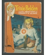 Trixie Belden  MYSTERY ON COBBETT&#39;S ISLAND  1st edition  Cameo Cover 196... - £12.66 GBP