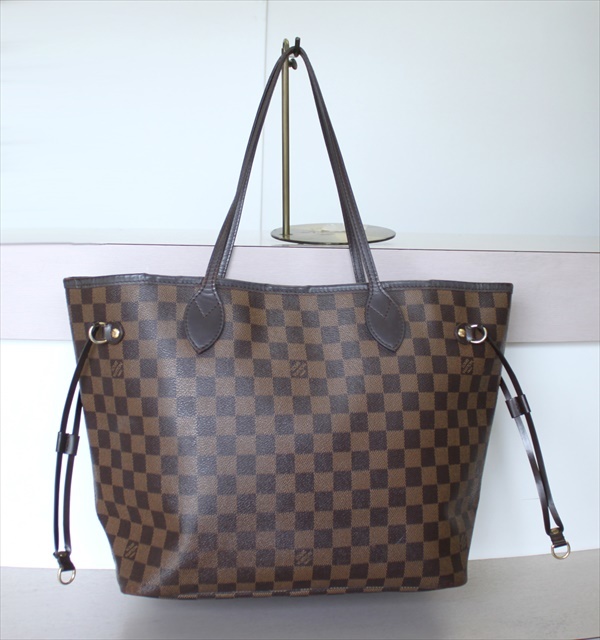 Primary image for LOUIS VUITTON NEVERFULL MM Damier Ebene Tote bag No.1395