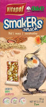 Ae Cage Company Smakers Cockatiel Nut Treat Sticks - Premium Quality Orn... - $14.80+