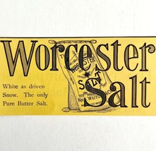 Worcester Salt Nash Whiton NY 1894 Advertisement Victorian Spices 8 ADBN1m - £10.21 GBP