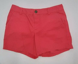 Women&#39;s Gap Jeans Bright Aubrey Shorts Size 8 Coral Short Pants  - £11.06 GBP