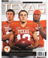 2009 OFFICIAL TEXAS LONGHORNS FOOTBALL YEARBOOK/ Colt McCoy, Jordan Shipley - £13.51 GBP