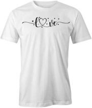 LOVE TShirt Tee Short-Sleeved Cotton CLOTHING S1WSA219 - €12,97 EUR+