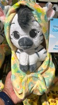 Disney Parks Animal Kingdom Baby Zebra in a Hoodie Pouch Blanket Plush Doll NEW image 6