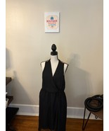 Wells Grace Black Dress Sz M Sleeveless  colorful Back Detail - $44.45 CAD