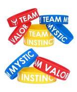 10 Wristbands Your Pick of Team Mystic Valor Instinct Pokemon Go Bracele... - £3.90 GBP