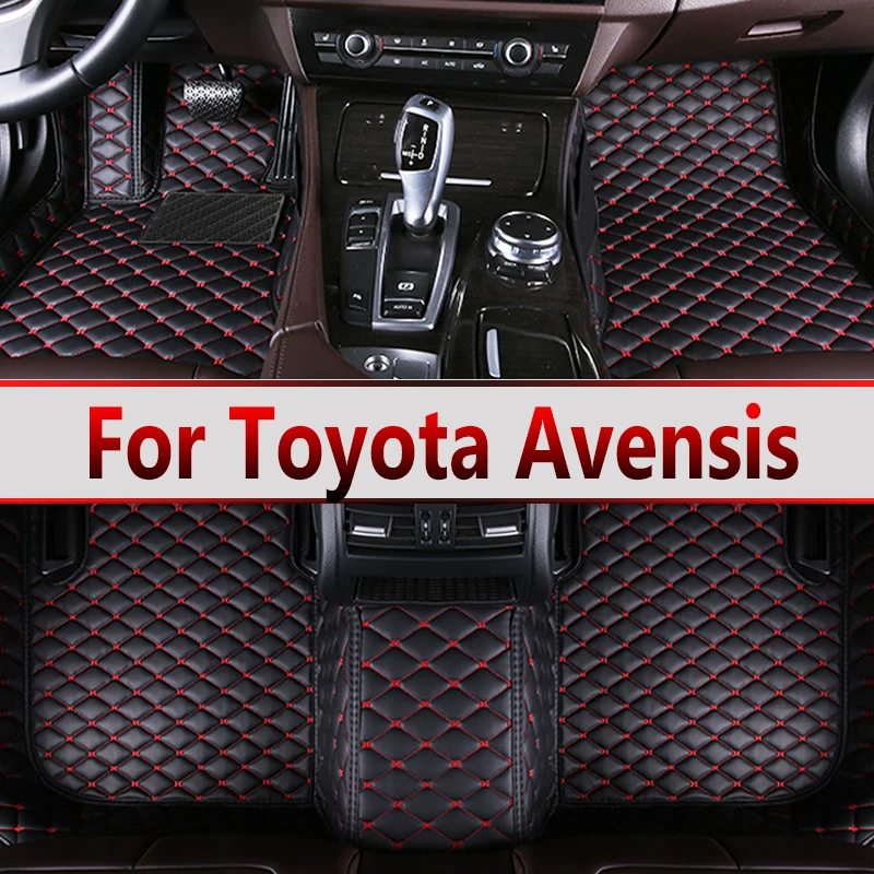 Car Floor Mats For Toyota Avensis T250 2003~2009 Luxury Leather Mat Durable - $54.61+