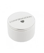 Juliana White Ceramic Trinket / Keepsake Box - Confirmation - $9.33