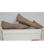 Unionbay Women&#39;s Comfort Wallace Pointy Cut Out Flat Shoe Beige Size 7 M - $47.27 CAD