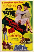 The Cowboy and the Girl Original 1954R Vintage One Sheet Poster - £399.84 GBP