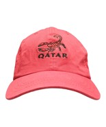 Qatar Baseball Cap Men&#39;s One Size Red 100% Cotton Embroidered Scorpion S... - $23.94 CAD
