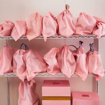 Kate Spade Small 13&quot;x11&quot; S Drawstring Pink Dust Bag Medium 19&quot;x17&quot; KC828 NEW FS - £16.61 GBP