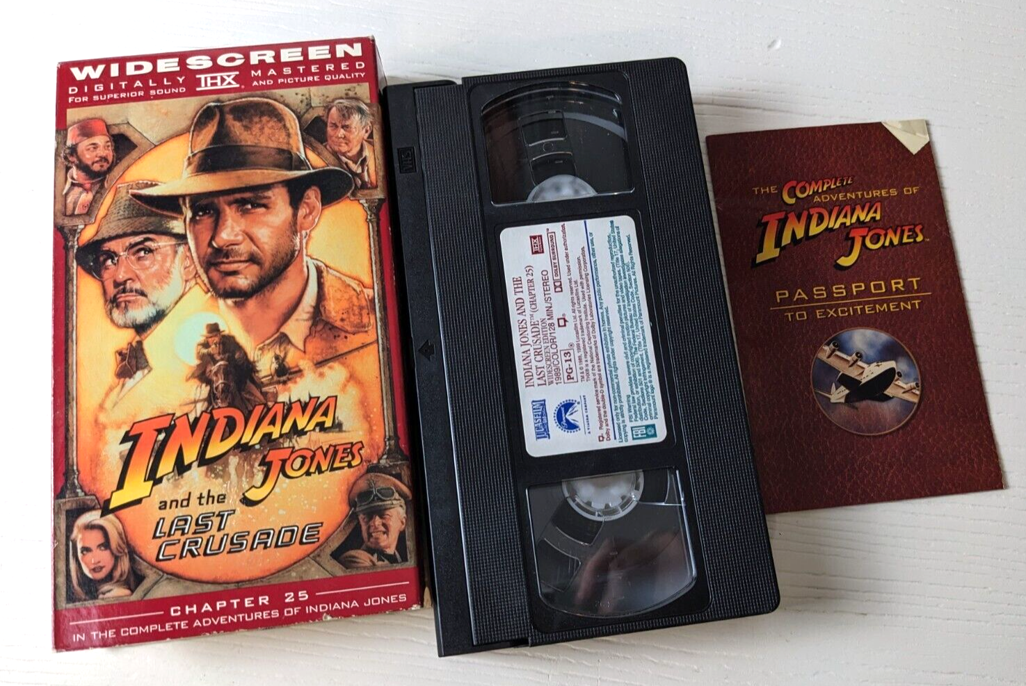 Primary image for Indiana Jones And The Last Crusade, 1989 (VHS, 1999) widescreen