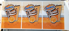 Sunkist Orange Float Preproduction Advertising Art Work Arrow Ice Cream ... - $18.95