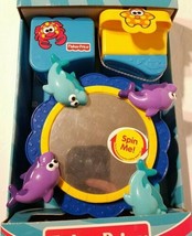 Fisher Price Dancing Dolphin Mirror Water Bath Visual Development Toy 2000 NOS - £20.56 GBP