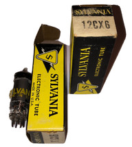 Sylvania Vintage Set Of Electronic Tubes #12CX6 - £3.81 GBP