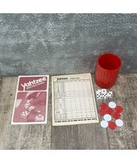 Yahtzee 1982 Milton Bradley Board Game Dice Chips Parts - £7.57 GBP