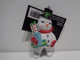 The Christmas shoppe snowman Frosty ornament - £5.53 GBP