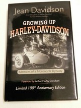 GROWING UP HARLEY-DAVIDSON MEMOIRS OF A MOTORCYCLE JEAN DAVIDSON 100TH A... - $24.30
