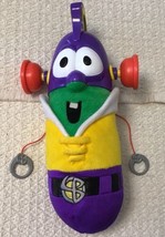 Fisher Price VeggieTales LARRY-BOY Talking Plush w/ Pop Off Super-Suctio... - $84.15