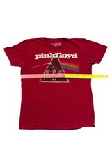 Liquid Blue Pink Floyd Dark Side of the Moon Graphic T-Shirt MEDIUM Red - $15.72