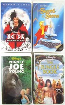 Lot of 4 Disney Movies, Jungle Book, 101 Dalmatians, Mighty Joe Young, S... - £5.57 GBP