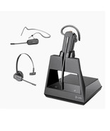 Poly Voy Voyager 4245 Office Convertible Bluetooth Headset 3 Wearing Styles - $299.10 CAD