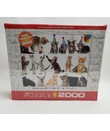 The World of Cats Puzzle Eurographics Jigsaw Puzzle 2000 Pieces New Sealed USA - $29.65