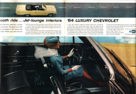 1964 Chevrolet: Jet Smooth Ride Jet Lounge Interiors Vintage 2 page Prin... - $24.11