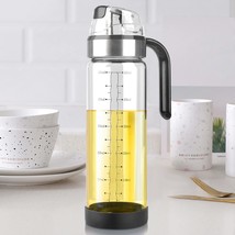 High Borosilicate Glass Oil Dispenser Bottle With Automatic Cap,18 Oz/550 Ml Kit - £22.37 GBP
