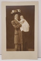 RPPC Newport Rhode Island Rugen Studio Edwardian Mother and Baby Postcard B5 - £11.70 GBP