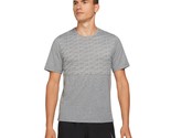 Nike Men&#39;s Dri-FIT Burnout Miler Running Top GREY (Size Small) NEW W TAG - £38.45 GBP