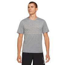 Nike Men&#39;s Dri-FIT Burnout Miler Running Top Grey (Size Small) New W Tag - £38.49 GBP