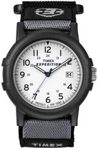 Timex T49713 Men&#39;s Expedition Camper Black Nylon Band Watch - £42.81 GBP