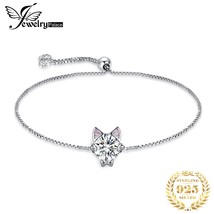 JewelryPalace New Arrival Love Cat 1.7ct Round Gemstone 925 Sterling Silver Adju - £28.60 GBP