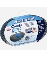 Comfy curve back support pillow instant back relief Plush Memory Foam - $15.88