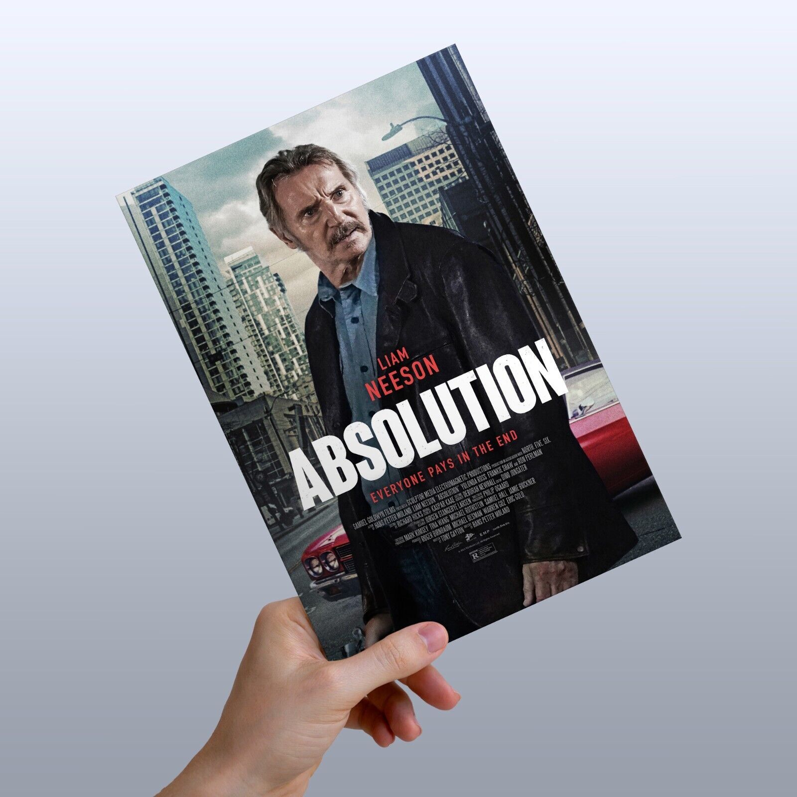 ABSOLUTION movie poster Liam Neeson 2024 Thriller Film Wall Art Room Decor Gift
