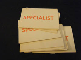 Lot of 12 Milton Bradley Original "Operation" Replacement Doctor Game Cards - $6.67