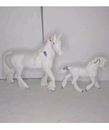 UNICORN MOTHER FOAL BABY PONY FANTASY SAFARY Ltd  HORSES 2008/2010 Lot Of 2 - $13.30 CAD