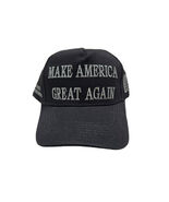 Dark MAGA Trump USA Flag Never Surrender Baseball Cap Hat Black - $182.68 MXN