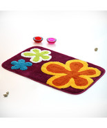 [Dancing Flowers Violet Red]Kids Room Rugs 19.7 by 31.5 inches - £15.97 GBP