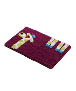 Naomi [Happy Giraffe-2]Luxury Home Rugs (15.7 by 23.6 inches) - £12.78 GBP