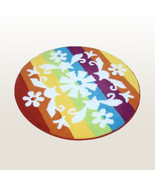 [Romantic Snowy World] Round Home Rugs (35.4 by 35.4 inches) - £31.16 GBP