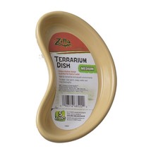 Zilla Kidney Shaped Terrarium Dish - Food or Water Medium - 5.25&quot; Long - (Assort - £22.86 GBP