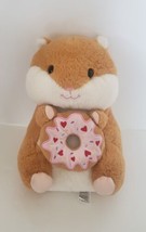 Kellytoy Bee Happy Hamster w Donut Plush Gerbil Guinea Pig Valentine’s Animal  - £19.73 GBP