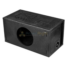 Single 10&quot; Ported Subwoofer Box Bed Liner Coated 3/4&quot; MDF Vented Enclosure - £132.90 GBP